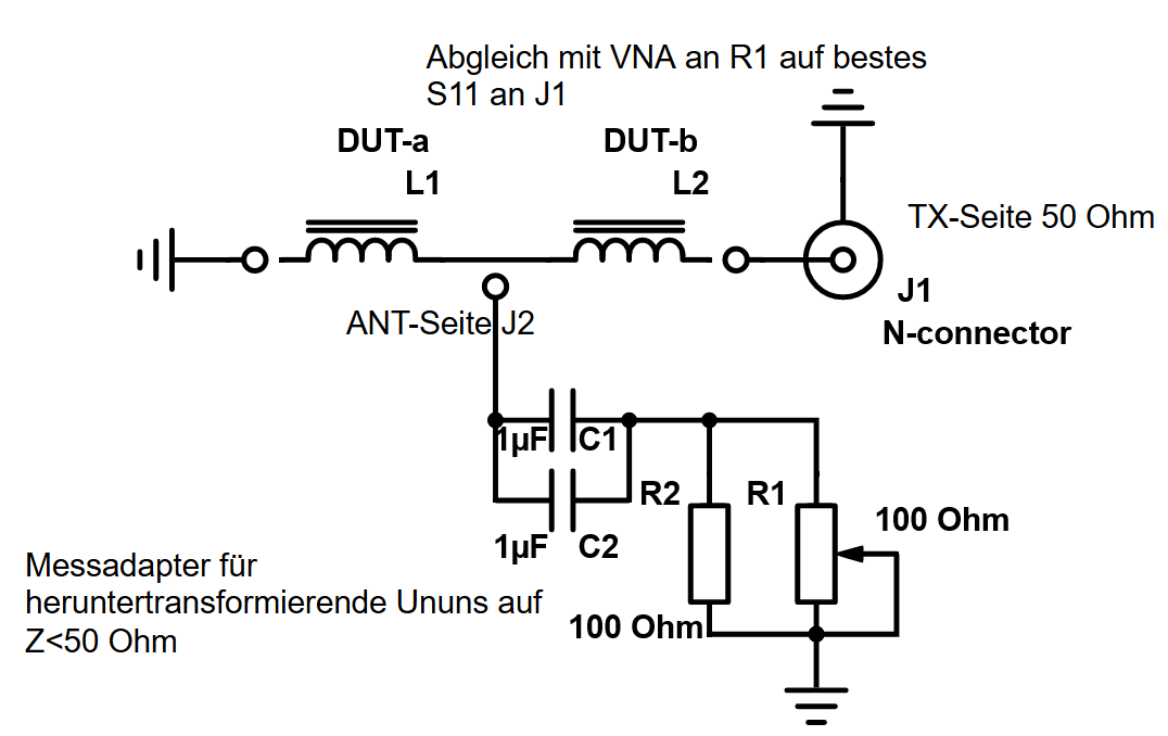 Testadapter-Schaltplan